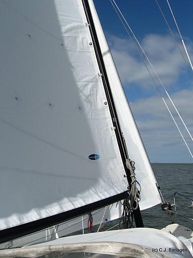 Sailboat sail contender