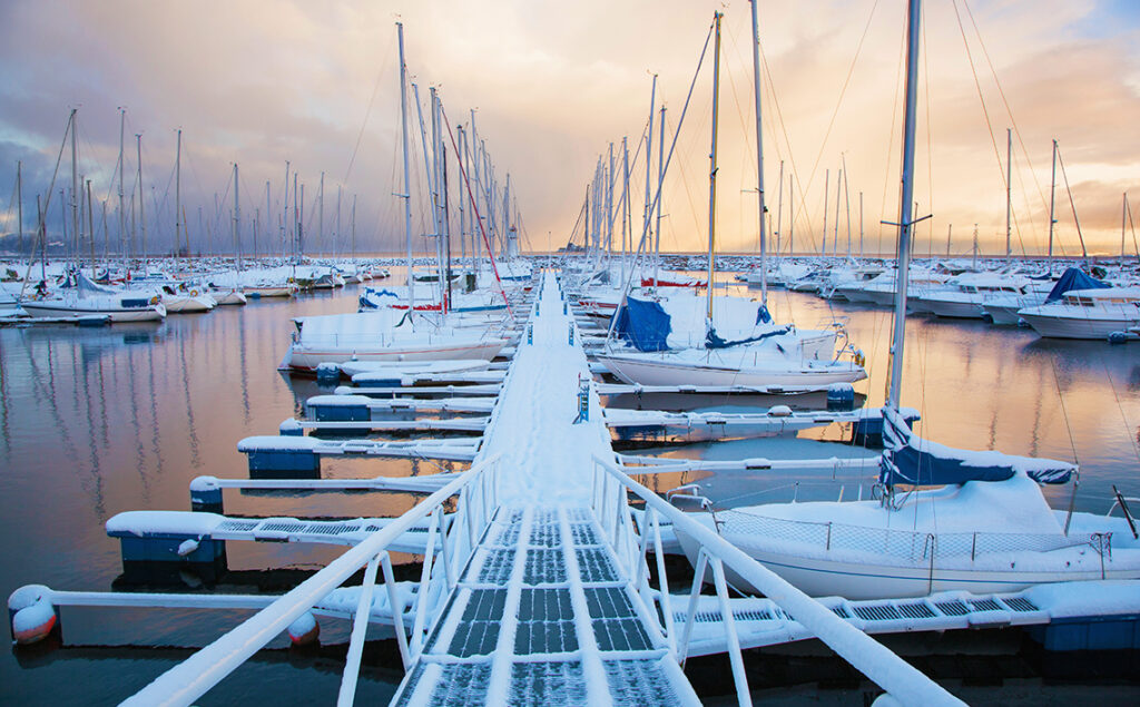 Hafen Winter 1