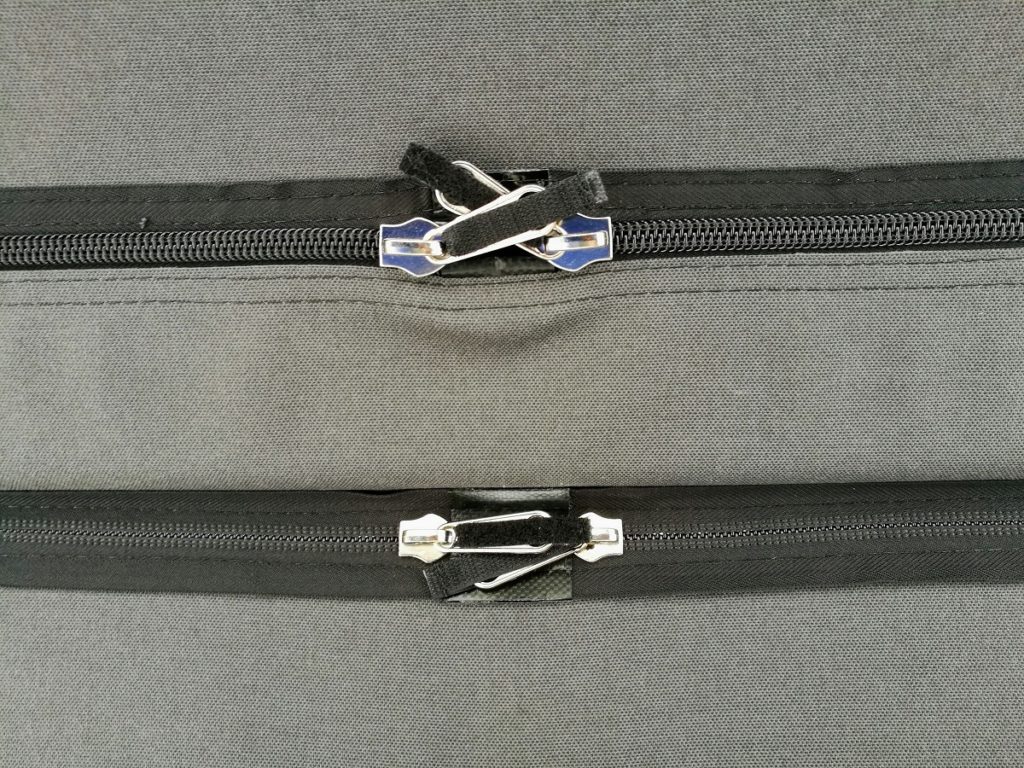 Grijze bimini met ritsen