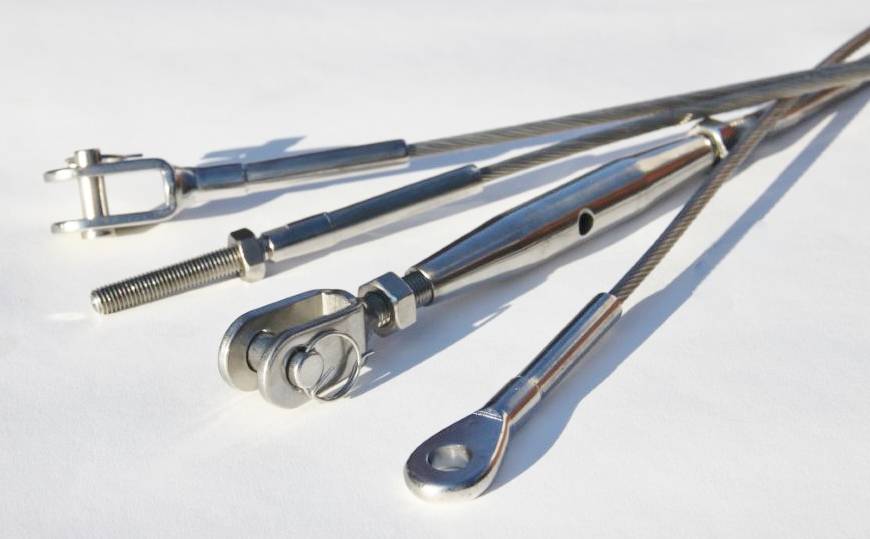 Verstaging 5mm 1x19 Staalkabel Rvs Aisi 316 Aangew